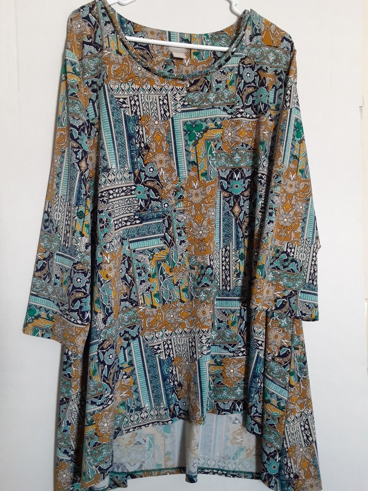 Chicos Tunic Style Womens Top Size 4