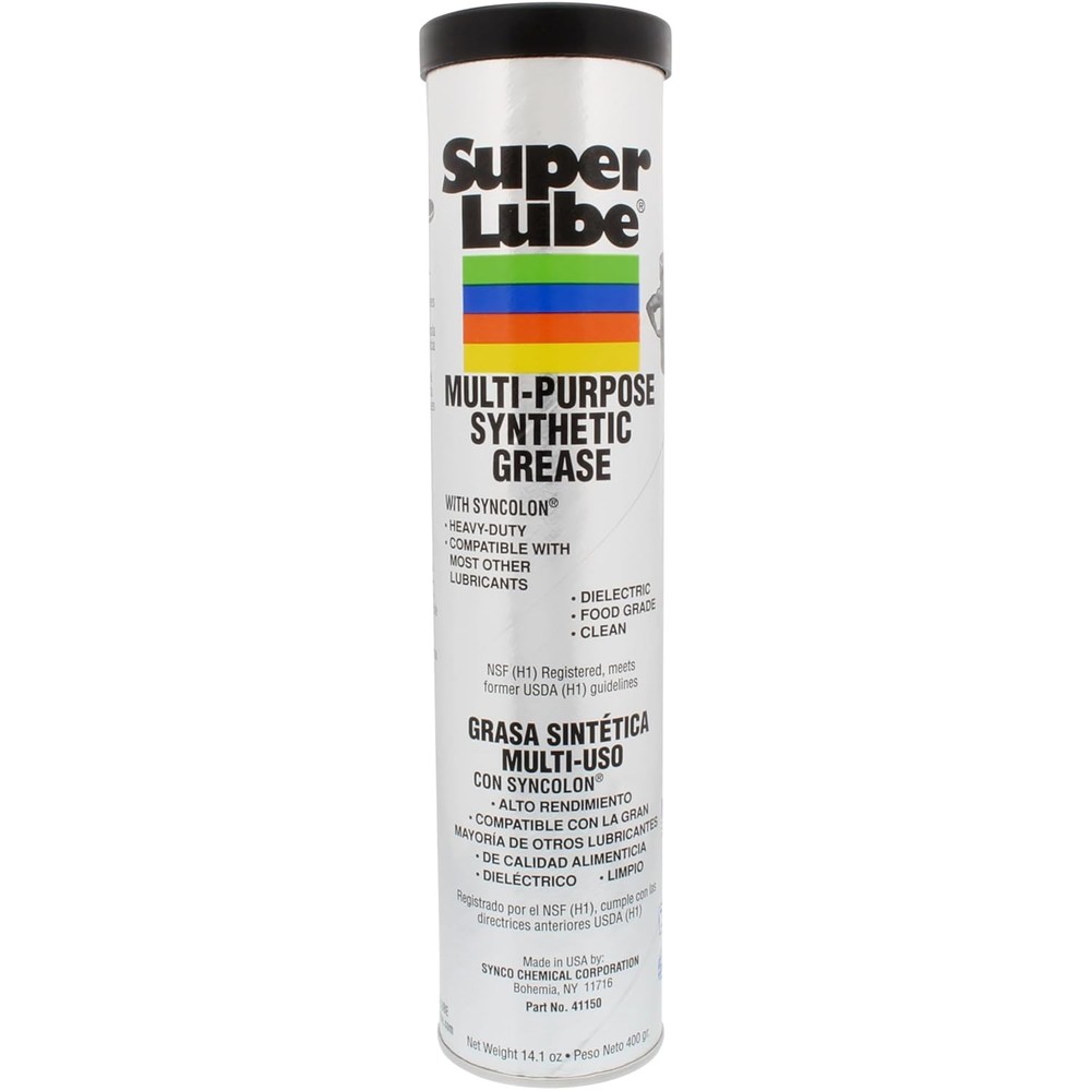 Super Lube 41150 Synthetic Multi-Purpose Grease, 400g, 14.1oz/400g Cartridge