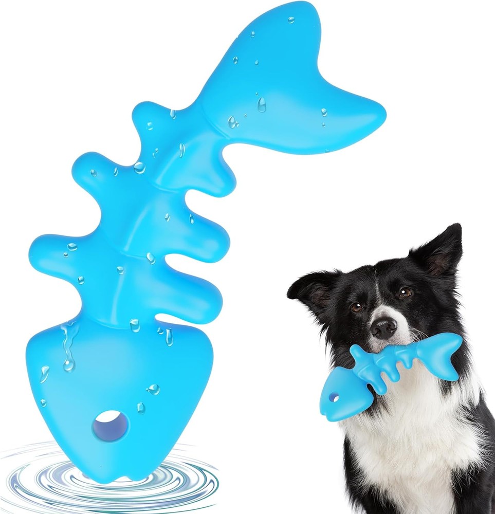 Indestructible Dog Chew Toys for Aggressive Chewers, Tough Nylon blue1
