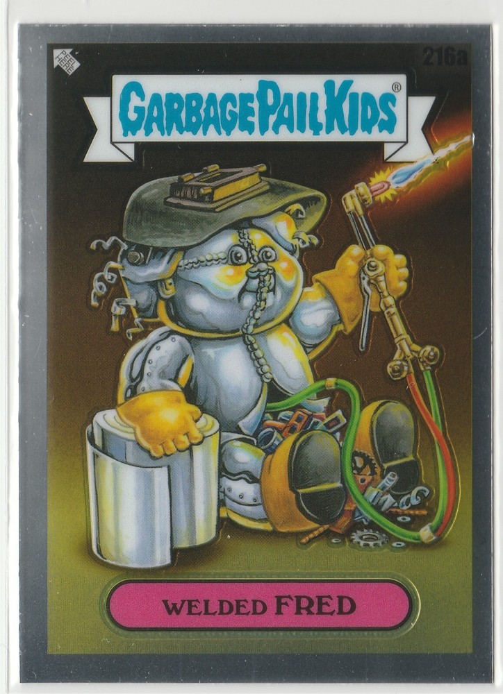 Welded Fred Garbage Pail Kids GPK 2022 Chrome Series 5 CS5 #22a
