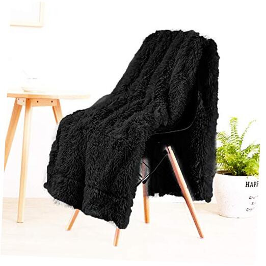 Super Soft Shaggy Faux Fur Throw Blanket, Plush Fuzzy Sherpa 30