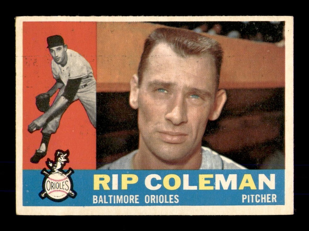 1960 Topps #179 Rip Coleman EX-MINT Baseball Card OBGcards