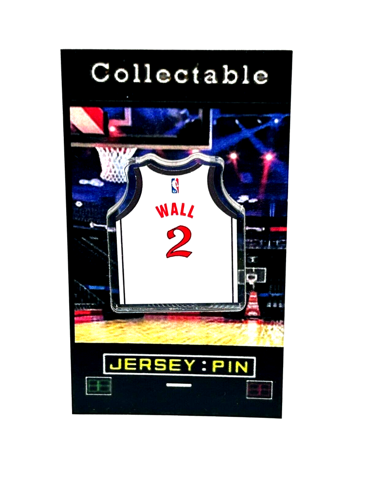 Washington Wizards John Wall Jersey Lapel Pin - Classic NBA Collectible with Free Shipping