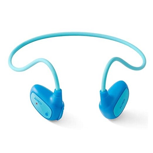 Open Ear Bluetooth Wireless Headphones with MIC for Children, Navy Blue