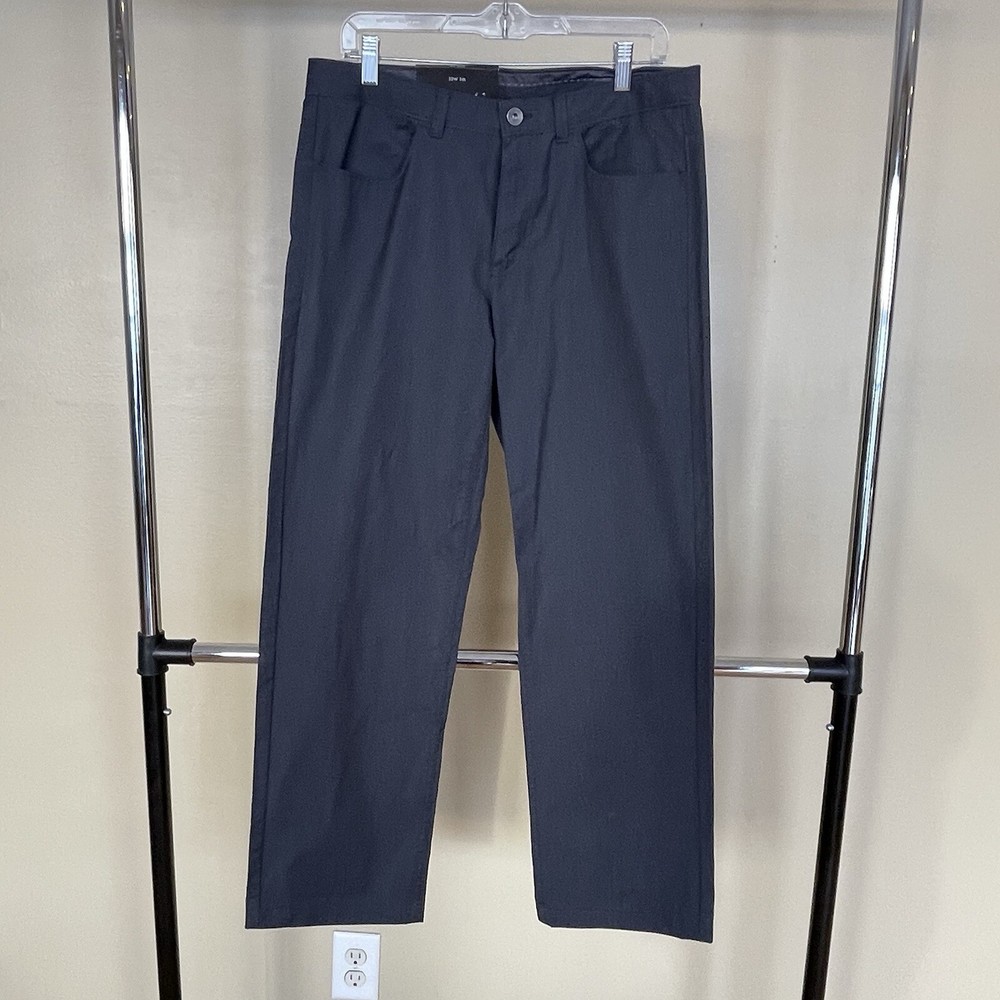 New Mens Calvin Klein Dark Grey Dress Pants 34 x 32
