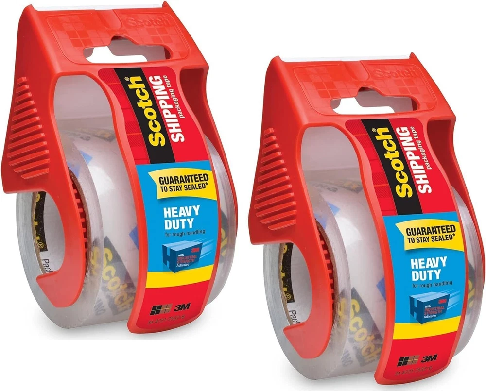 Scotch Heavy Duty Tape 2in X 800in Clear 2 Count