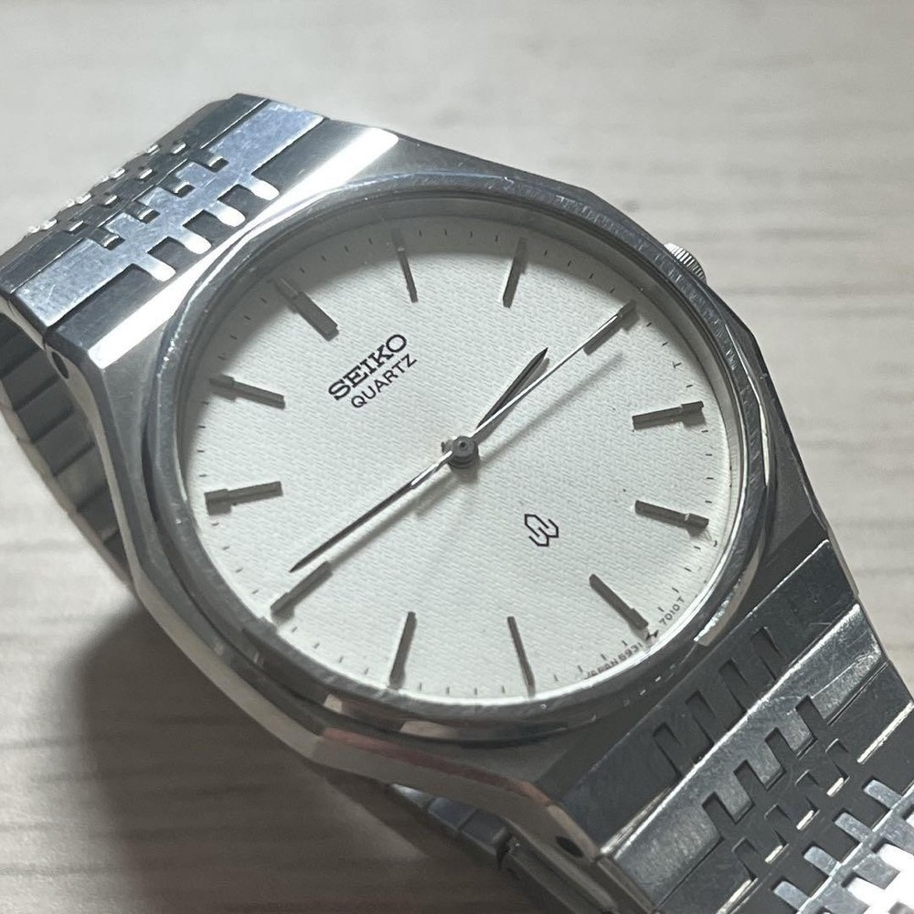 Seiko Chario Unisex Silver Watch 5931-7010 Operation Confirmed