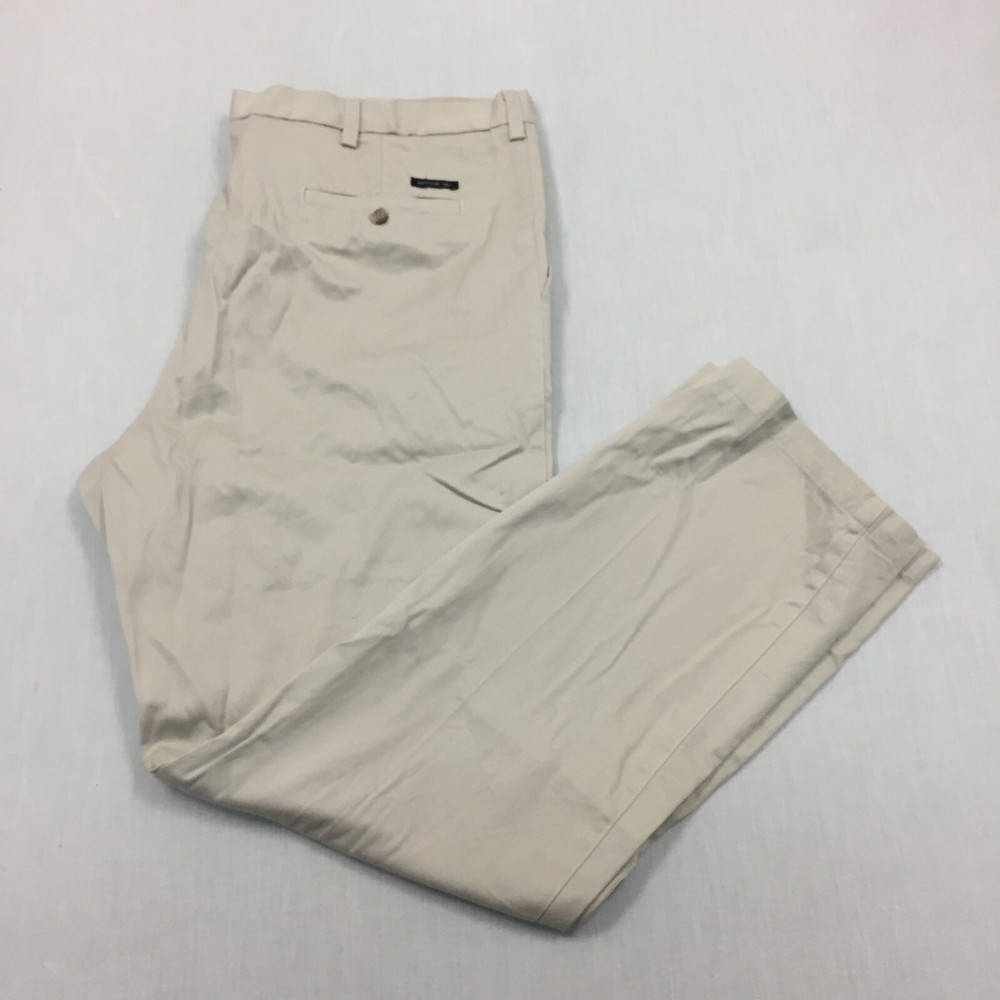 Dockers D2 Chino Trousers Cotton Pants Straight Fit Mens Size 42W 32L Beige