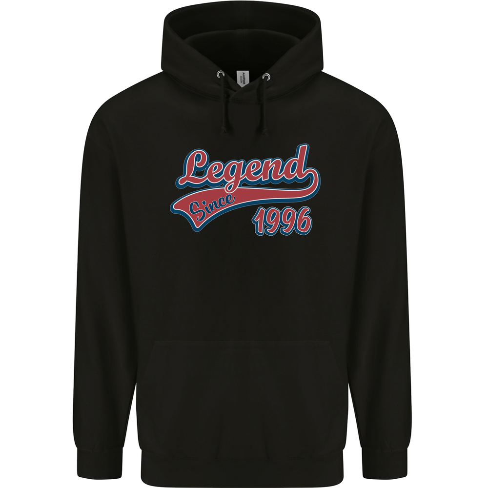 Legend Since 29th Birthday 1996 Mens 80% Cotton Hoodie
