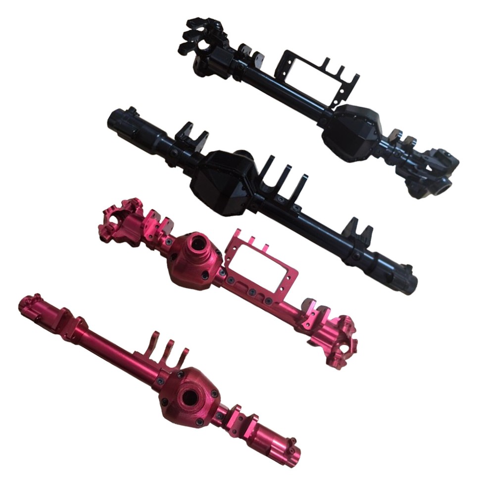 Metal Complete Front Rear Axle for Axial RBX10 Ryft 1/10 RC Cralwer Car Upgrade