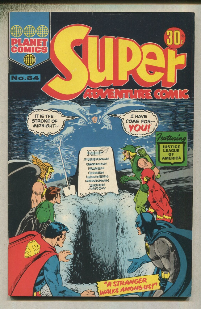 Super Adventure Comic 64 VF 1970 Superman Planet Comics Australian Edition D3