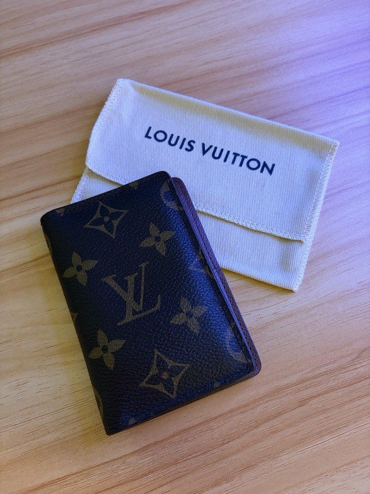 LOUIS VUITTON Monogram Pocket Organizer O.DE POCHE M60502