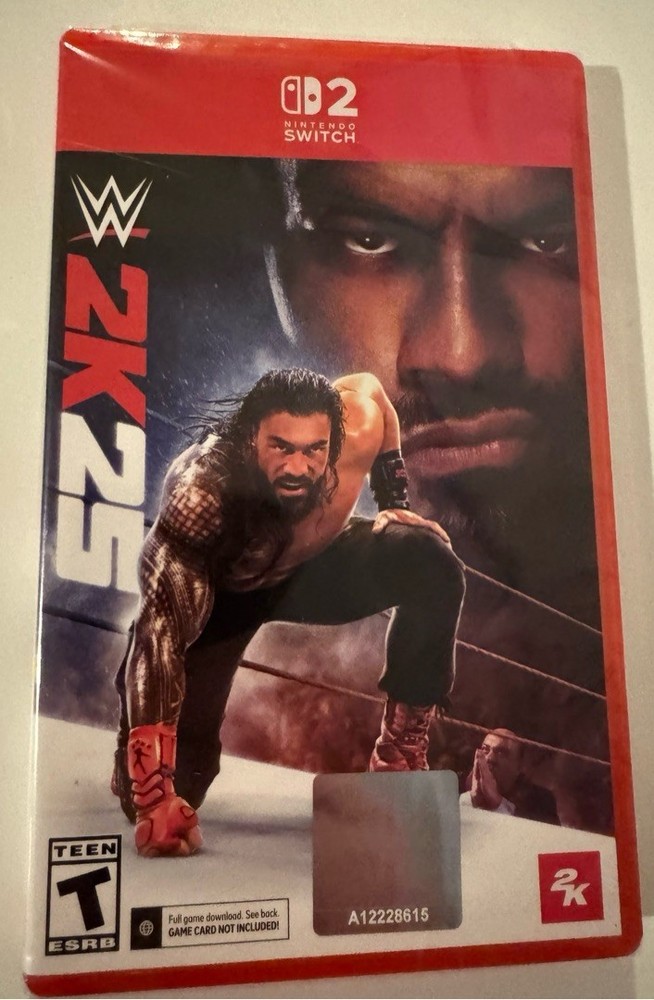 WWE 2K25 Nintendo Switch Game Code in Box