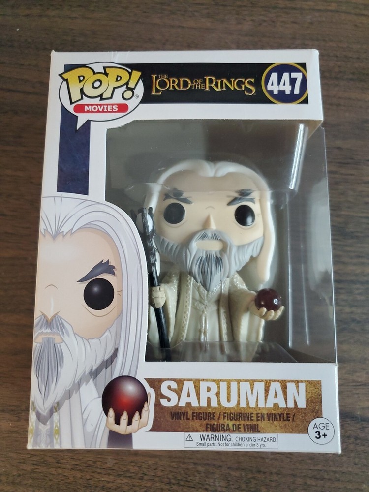 Funko Pop! Movies: The Lord of the Rings - Saruman #447 With Pop Protector