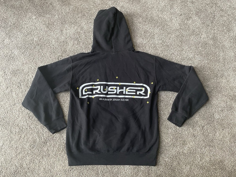 Jeremy Zucker Hoodie Mens Small Black Crusher Album Pop Music Concert Tour