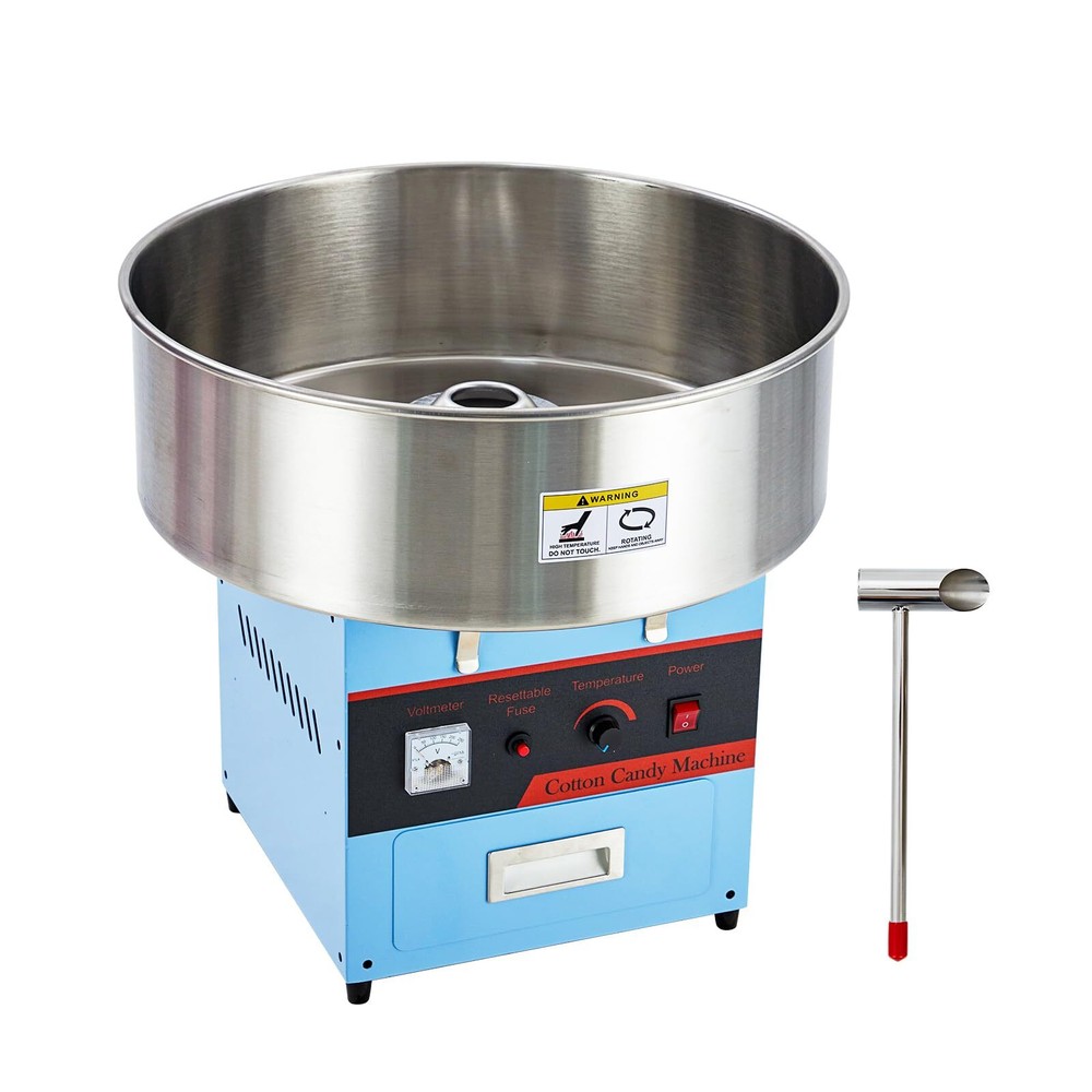 Cotton Candy Machine Maker - 1000W Commercial Floss Maker with Stainless Stee...