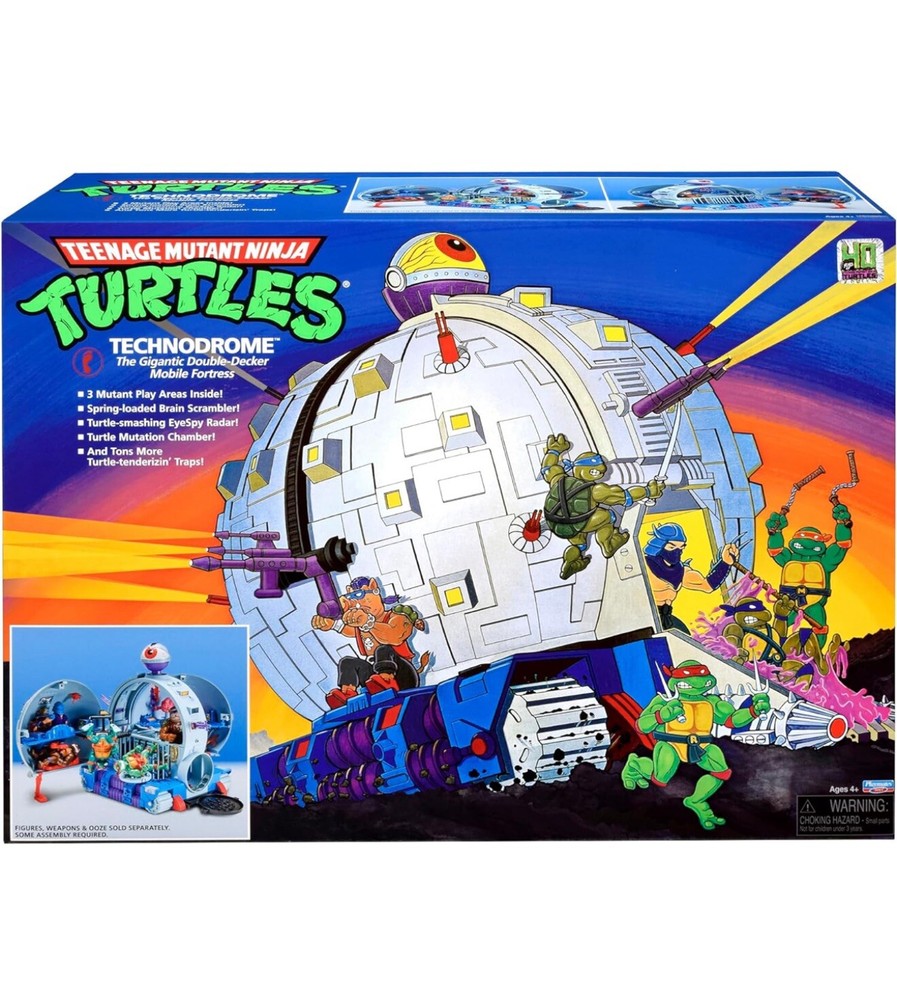 PRESALE 2024 Teenage Mutant Ninja Turtles TMNT Classic Technodrome Playset NEW-image