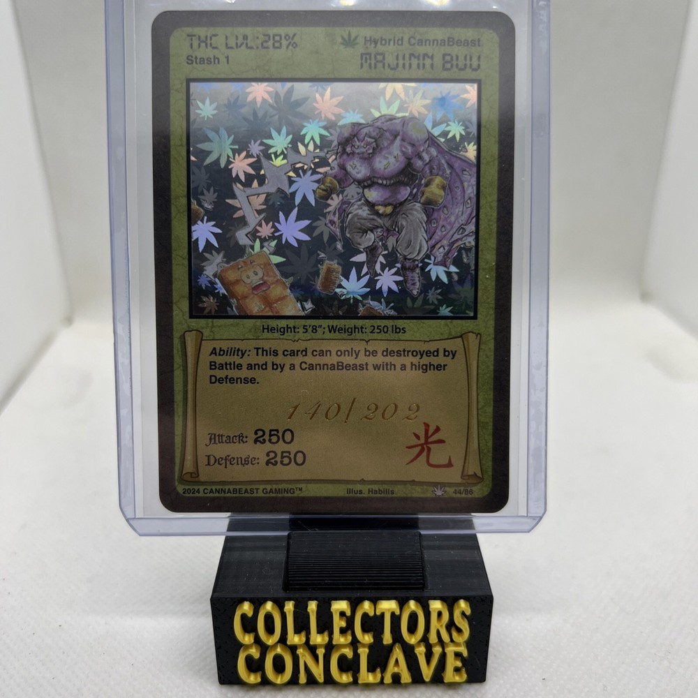 Cannabeast Hikari Majin Buu  Rare Numbered   #140/202  Dragon Ball Z Theme