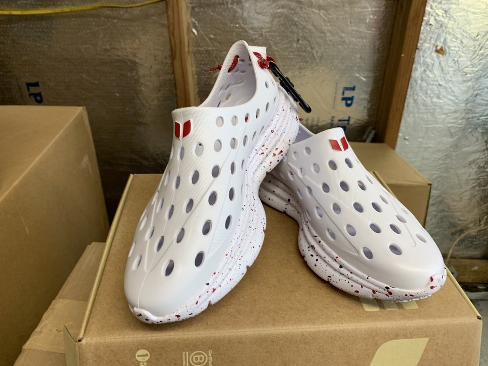 *Stanford* Kane Footwear Recovery Shoe Revive White Speckle Men's size 6 Women 8