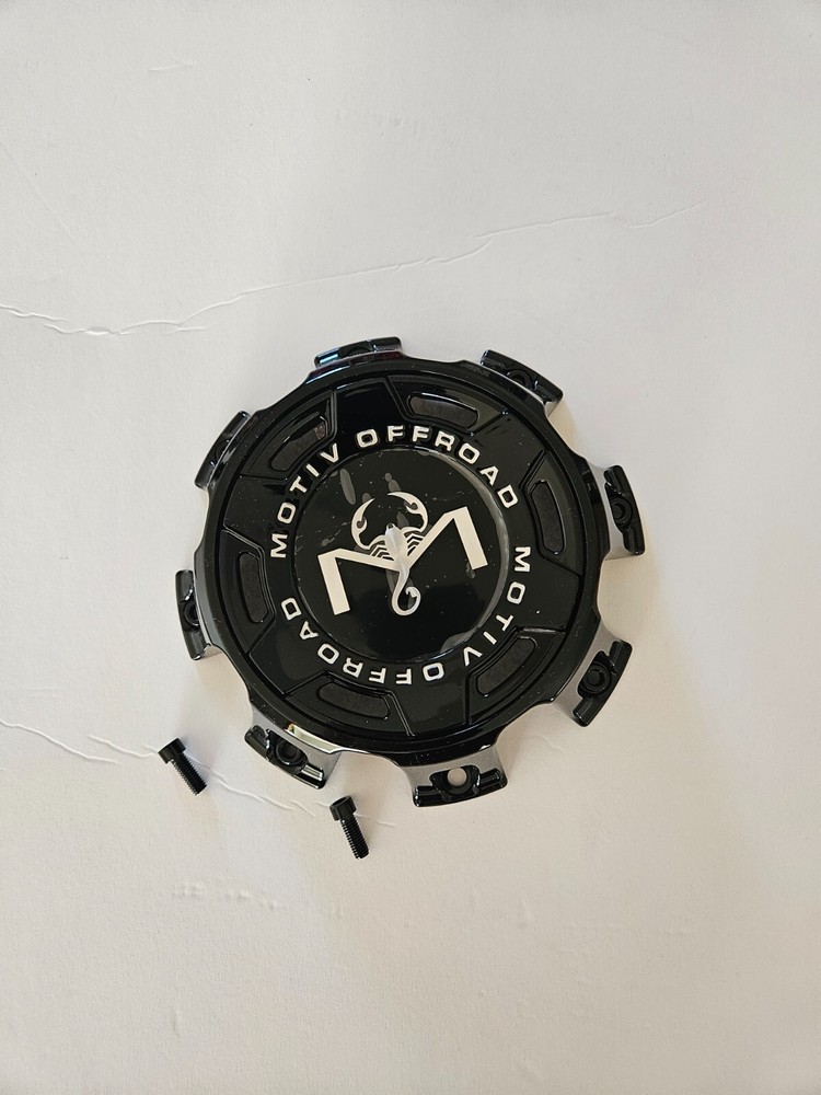 Motiv Offroad wheels Gloss Black Center Cap 8 lug CAP-MT8-B19 , 1938L179