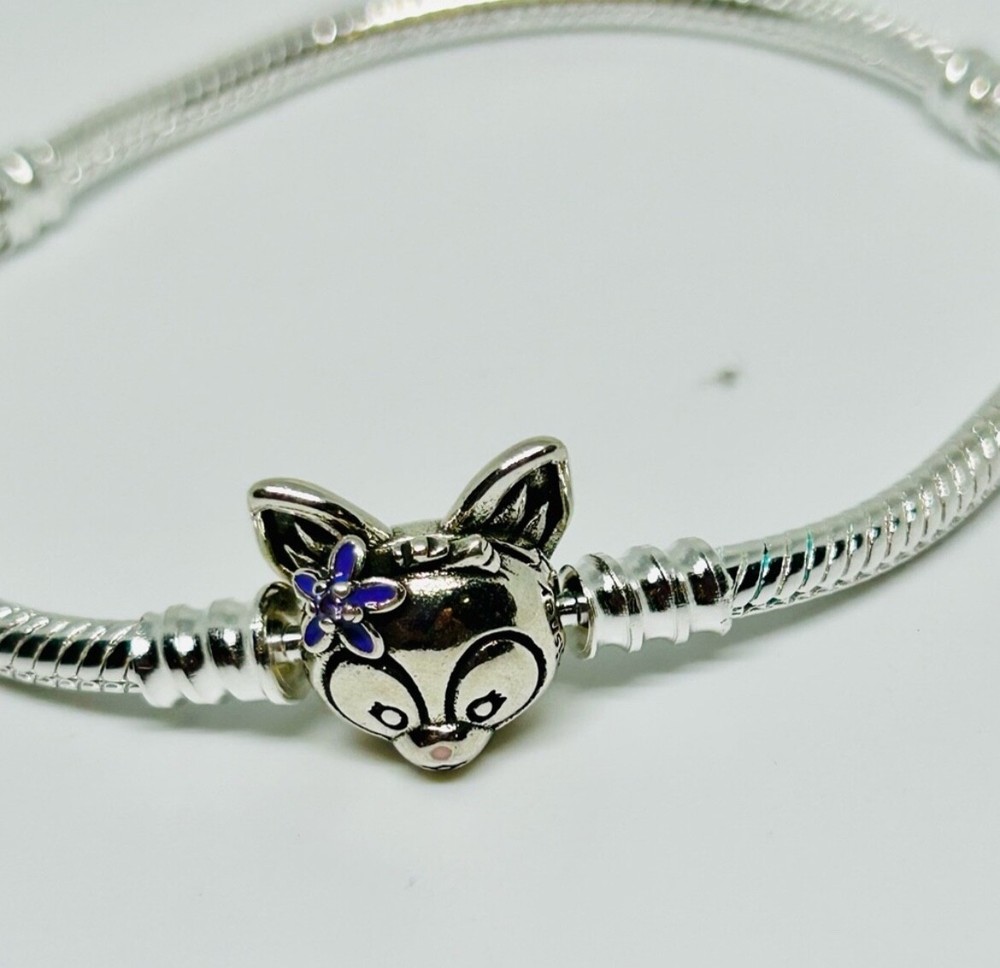 Pandora Disney Linabell Silver Snake Chain Bracelet 19 cm