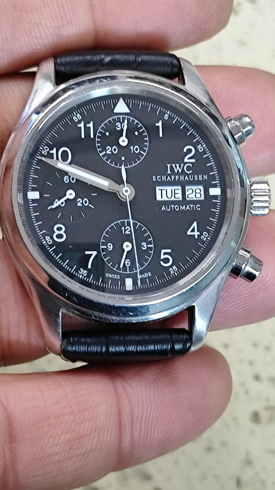 IWC The Pilot's Chronograph Men's Watch, Automatic, Day/Date - Ref. 3706