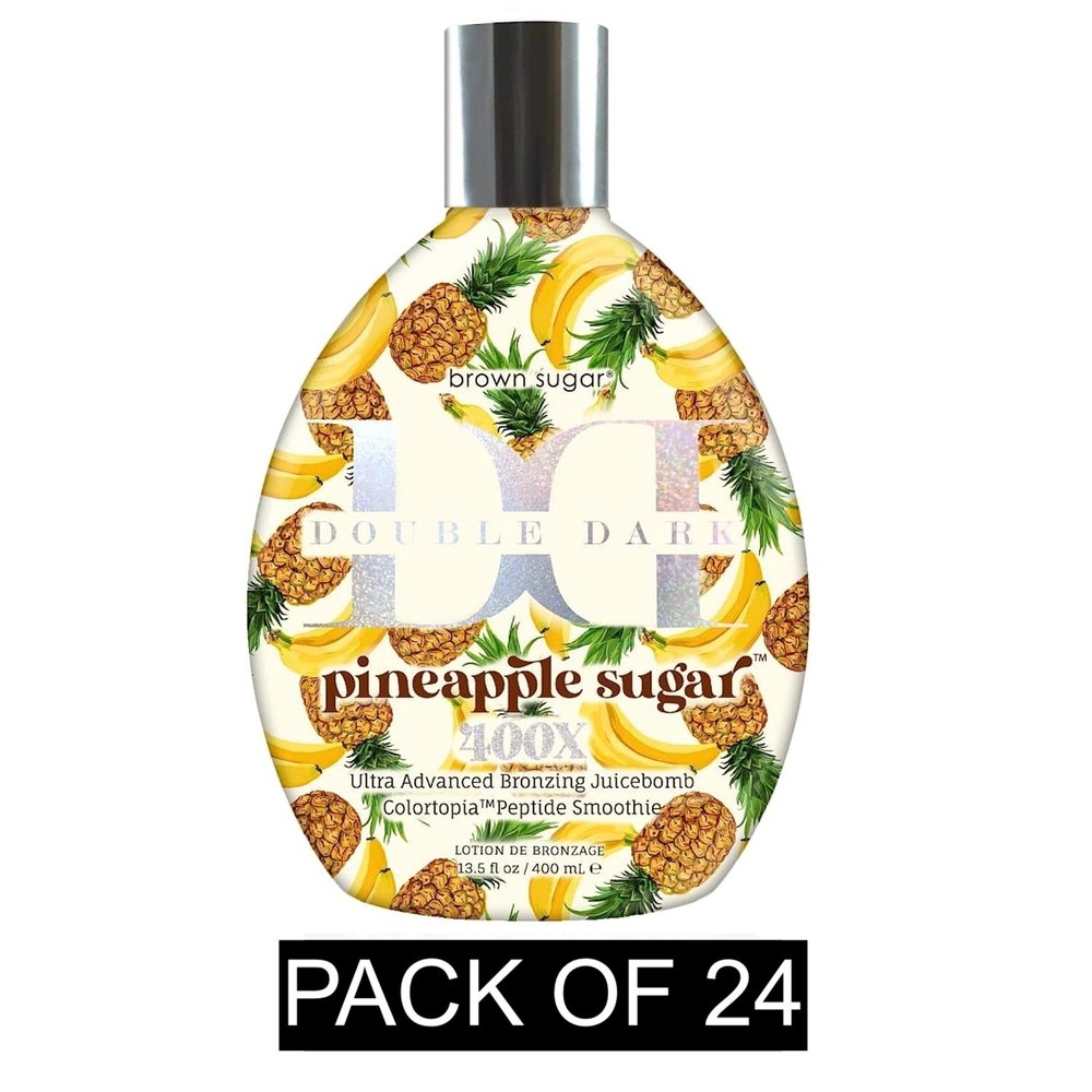 Double Dark Pineapple Sugar 100X Bronzer – 24 Pack – 13.5 oz Bottles-image