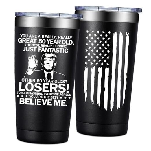 50th Birthday Gifts for Men - Unique 50-Year-Old Present Ideas in Black