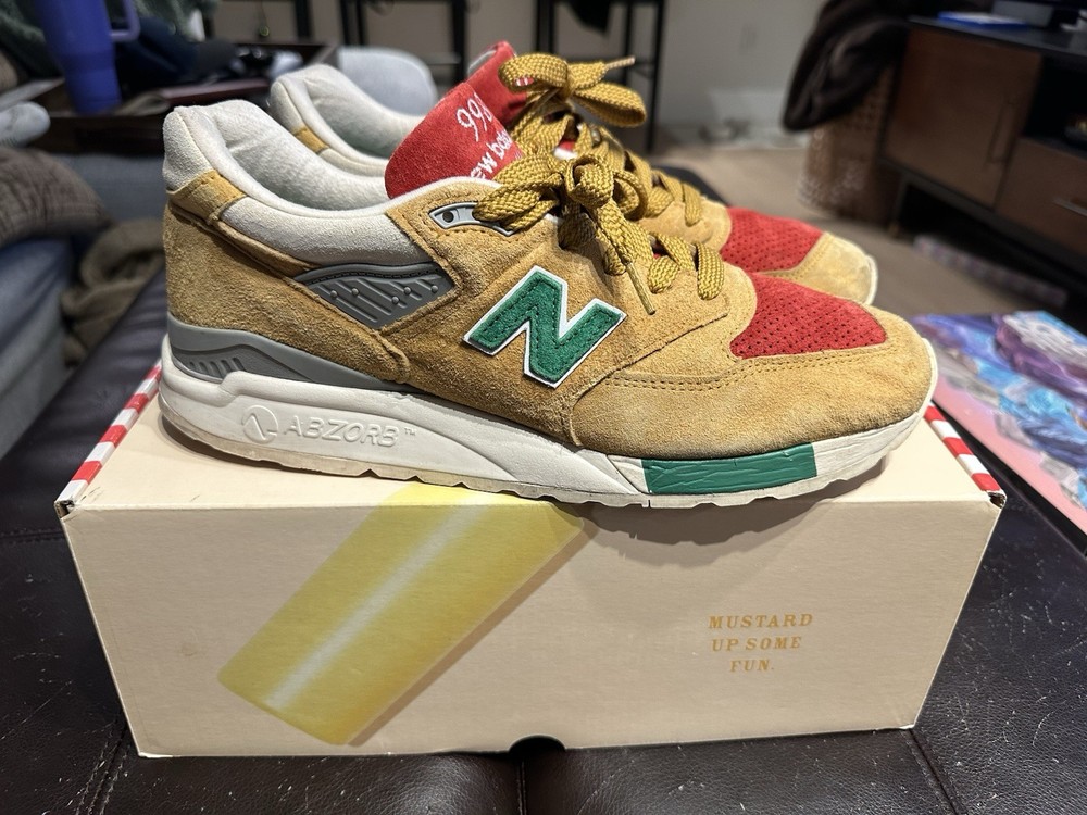 Size 10 - New Balance 998 x J. Crew Condiments 2018