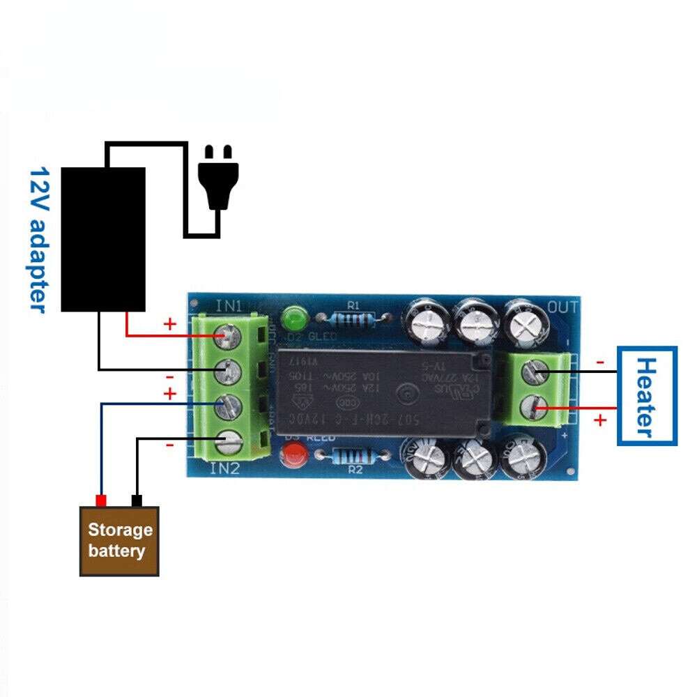 XH-M350 12V 150W 12A Backup Battery Switching Module Automatic switching battery