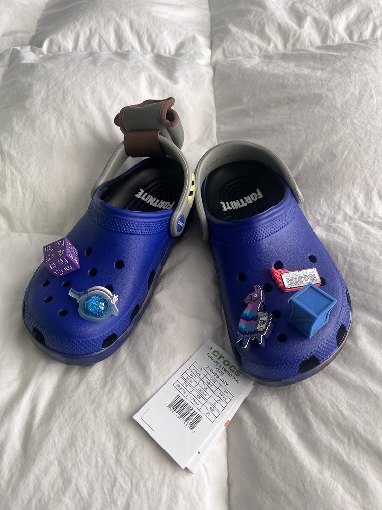 Fortnite X Crocs Classic Clog Battle Bus Men's 4, Women's 6