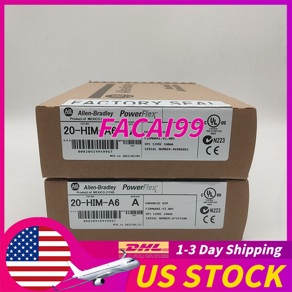 New Sealed Allen Bradley 20-HIM-A6 PowerFlex HIM FW V 2.007 USA Free Shipping