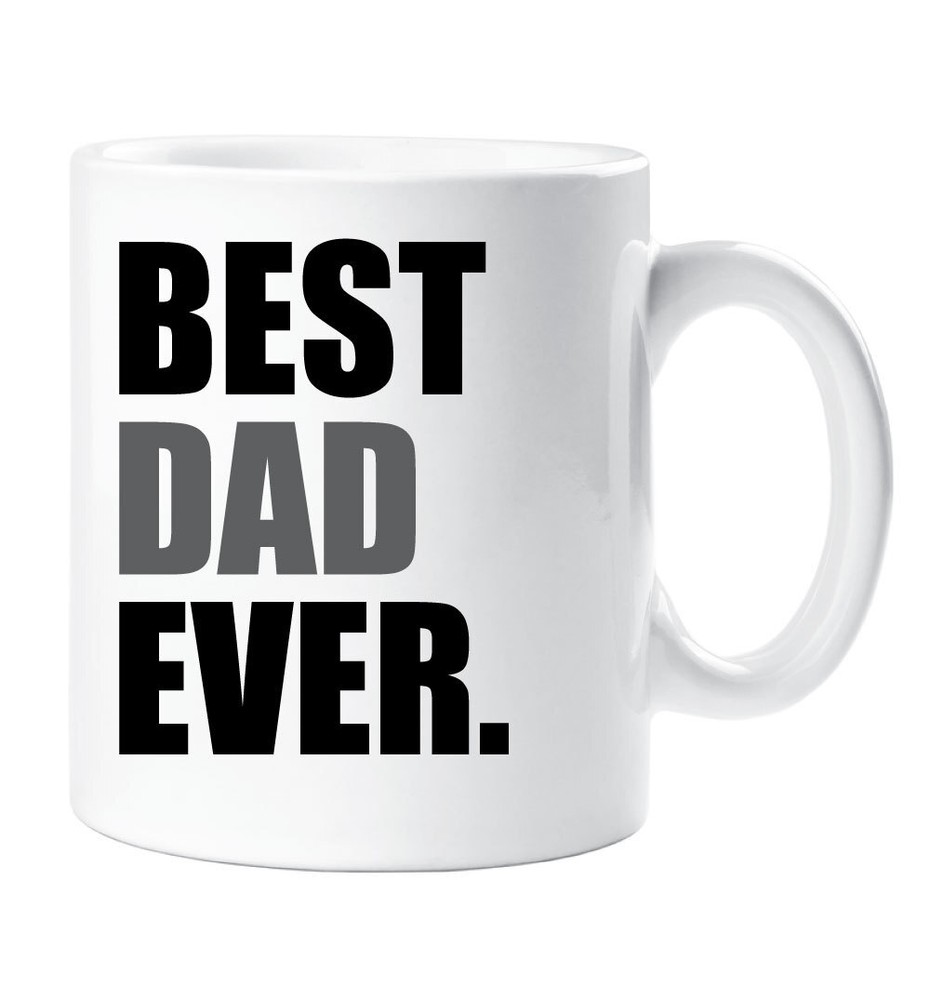 Best Dad Ever Ceramic Coffee Mug - Perfect Gift for Fathers Day  