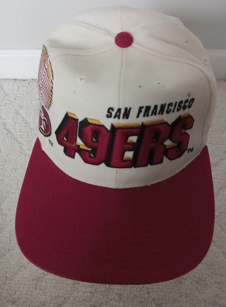 VTG San Francisco 49ers Sports Specialties Laser Shadow ProLine Snapback Hat 90s