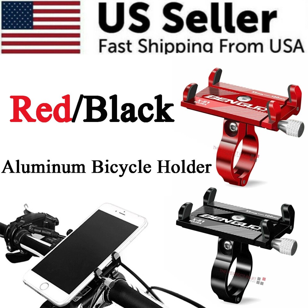1pcs Aluminum Motorcycle Bike Bicycle Holder Mount Handlebar For Cell Phone GPS