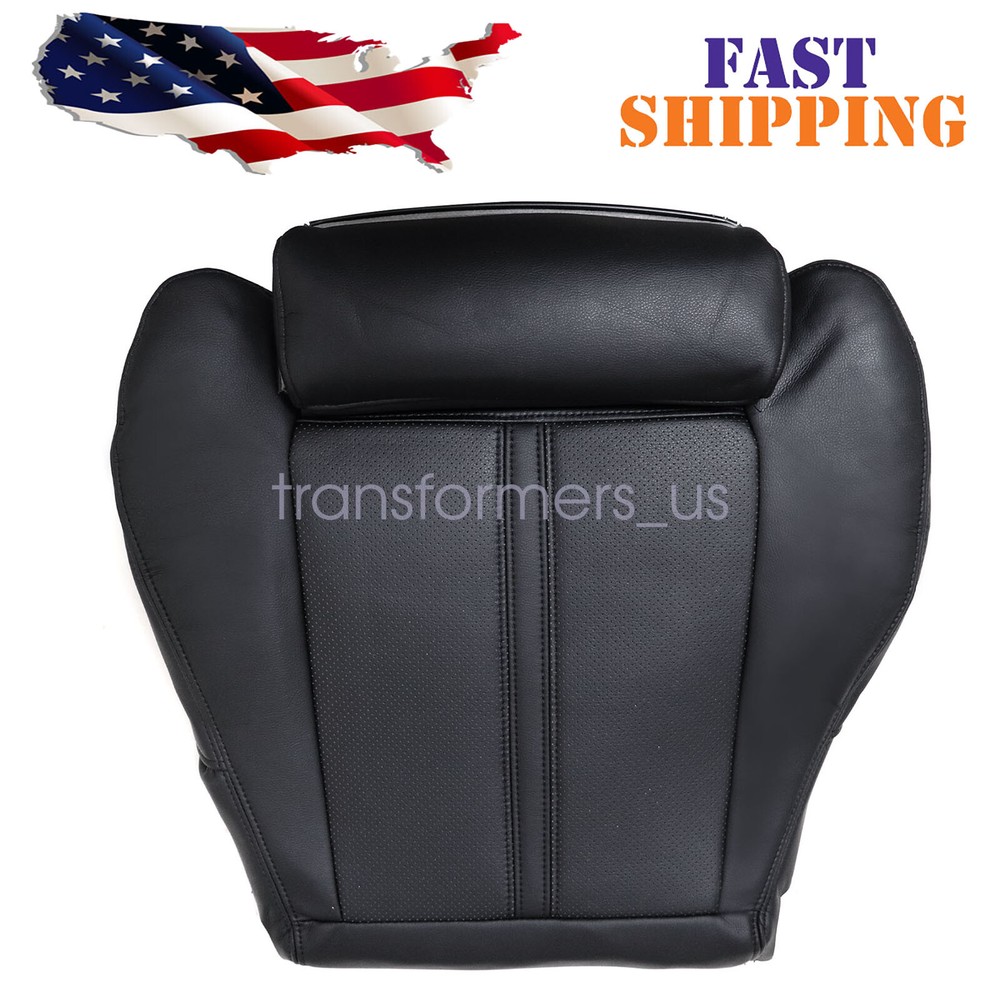 For 2010-2016 Cadillac SRX Driver Bottom Perforated Leather Seat Cover Black New