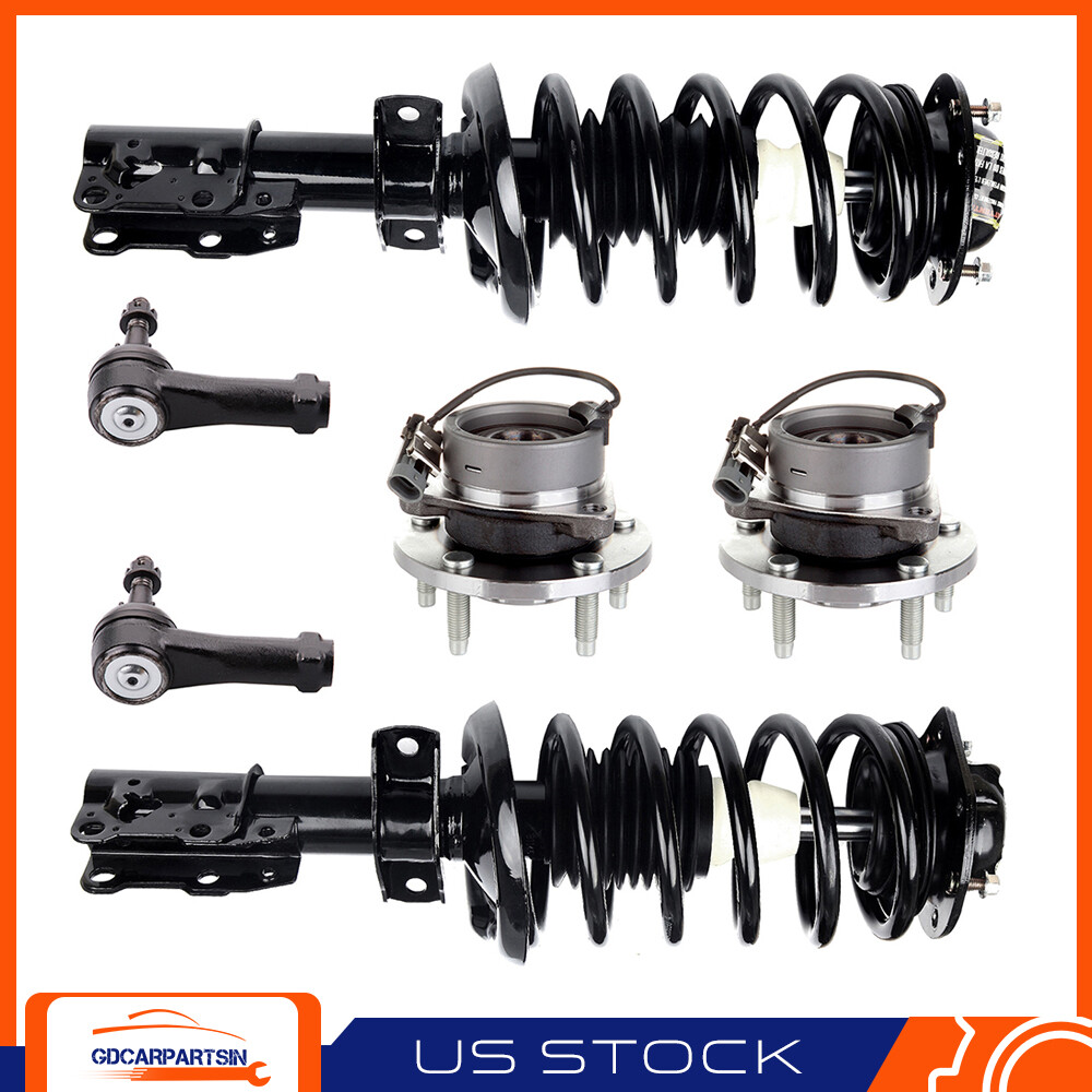 2006-2011 Chevy HHR Front Strut Kit with Wheel Bearings & Tie Rods