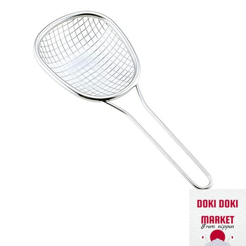 Shimomura Kihan Small Oil Strainer for Efficient Fried Food Scooping