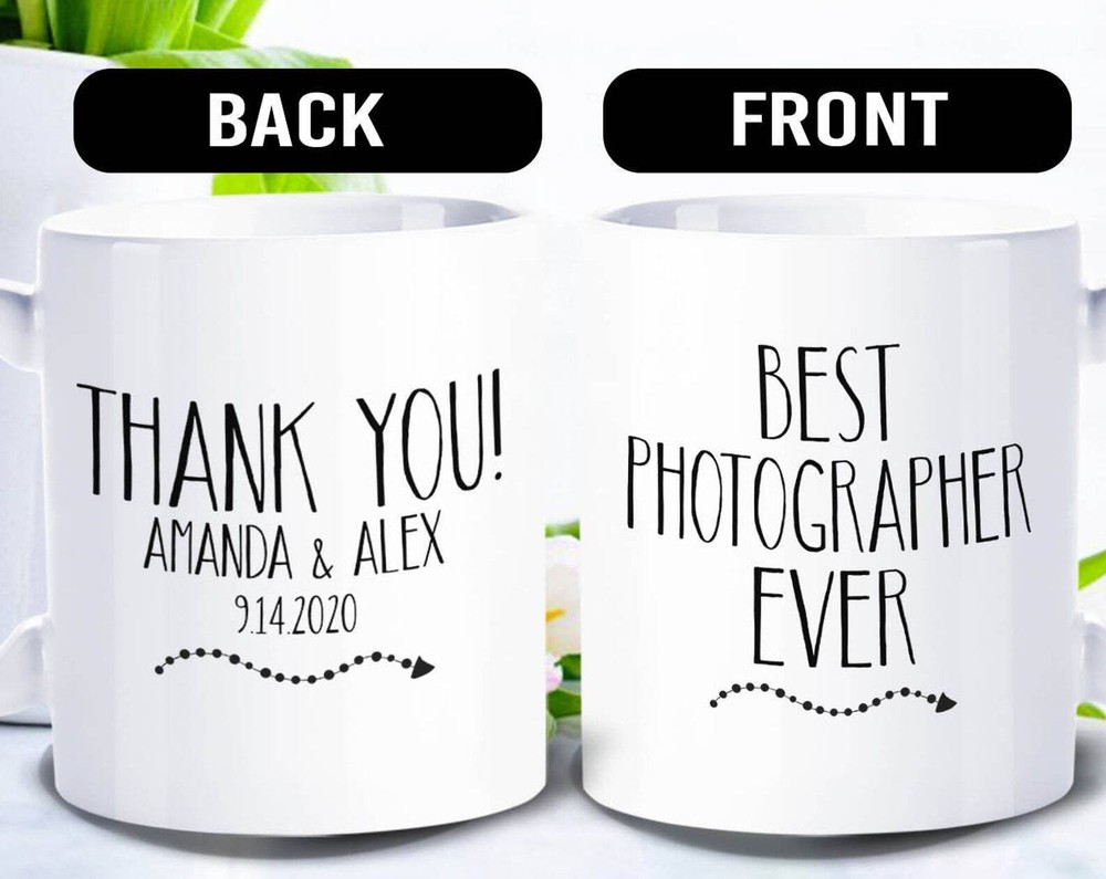 Wedding Photographer Giftthank You Wedding Photography Mug Wed008