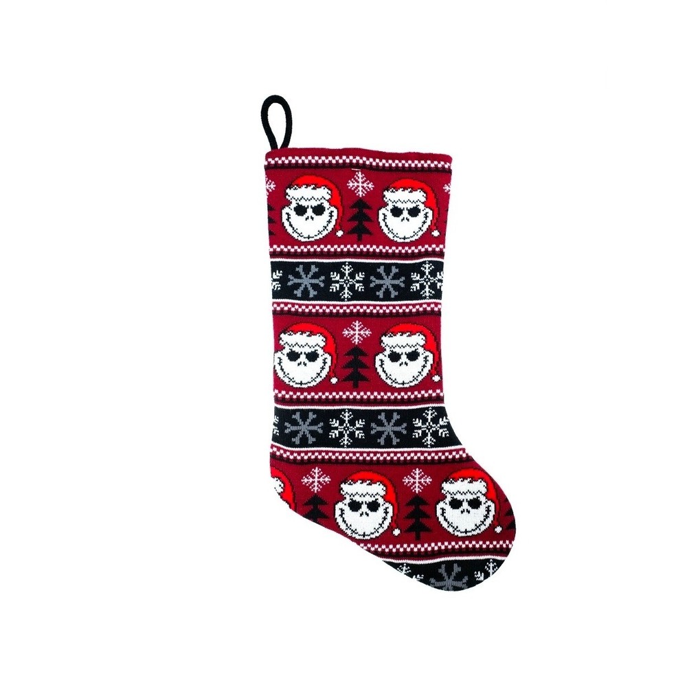 Disney Tim Burtons The Nightmare Before Christmas Jack Skellington Stocking