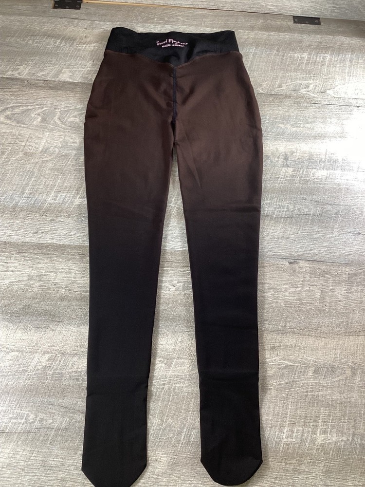 Sweet Mayhem Magic Leggings Fleece-Lined Brown Expresso Gradient Womens 2XL/3XL