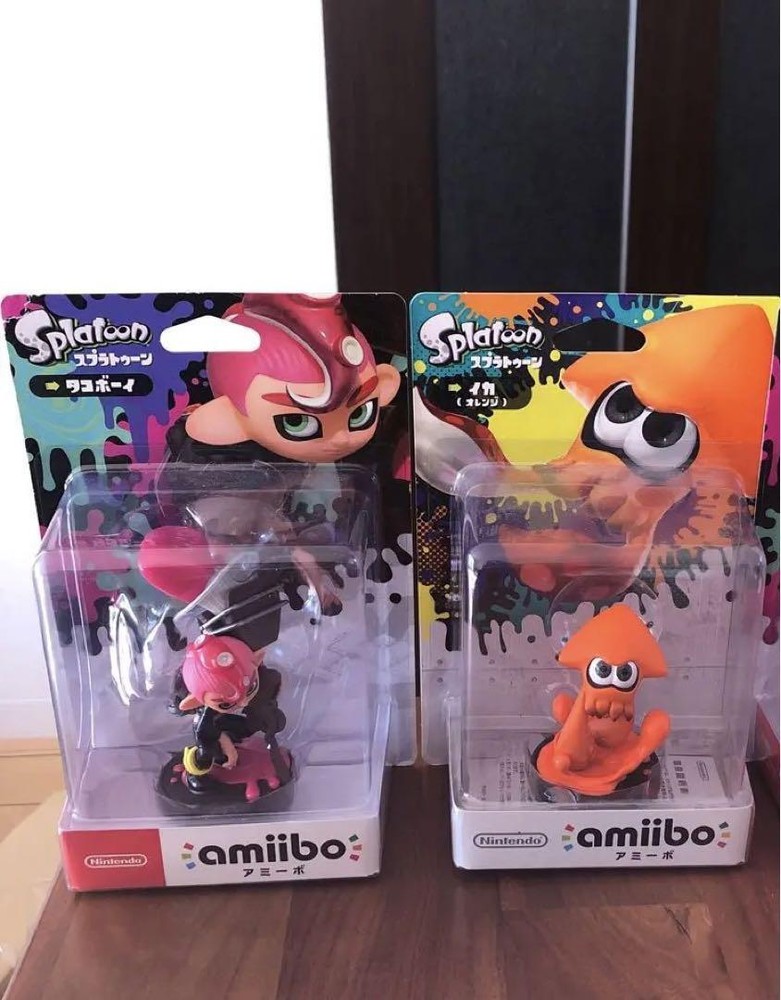 Amiibo Splatoon3 Orange Squid Taco Boy