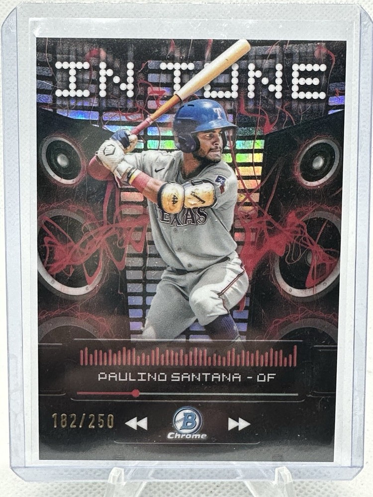 2024 Bowman Draft In Tune Orange Parallel Paulino Santana /250