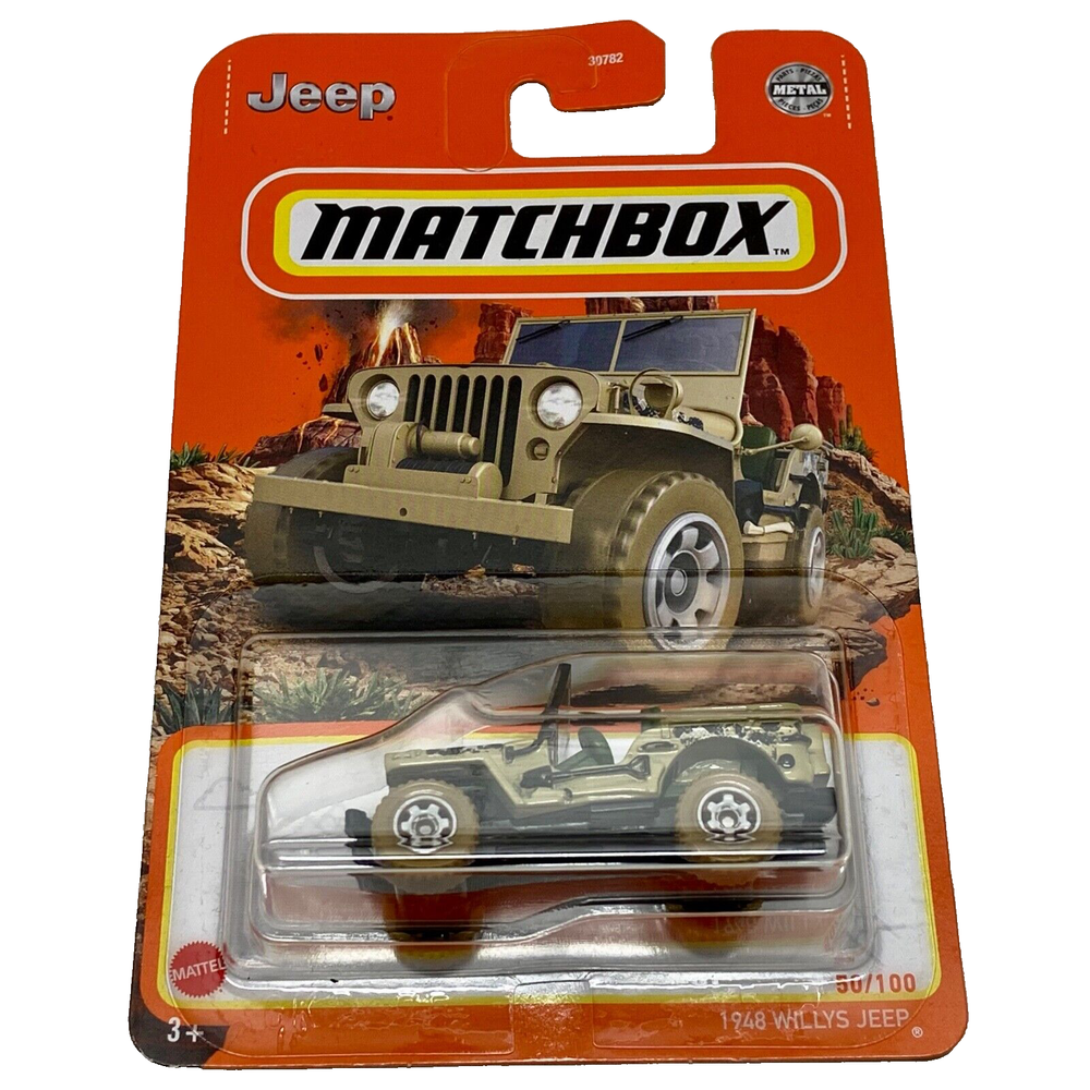 Matchbox Matchbox 1948 Willys Jeep 50/100 Metal 1:64 Toy Vehicle Model NIP 2022