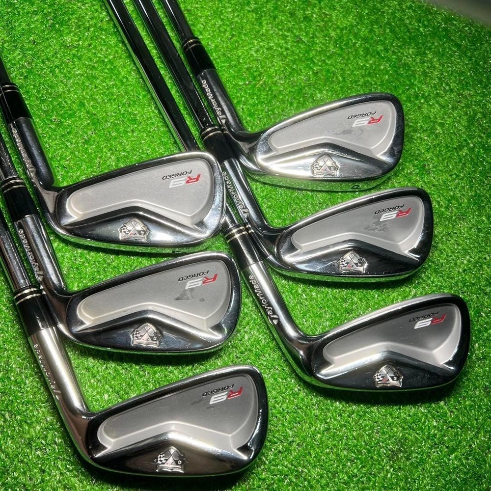 TaylorMade R9 Forged Iron Set 5-PW DG S200 Steel Right Hand Used Golf Clubs