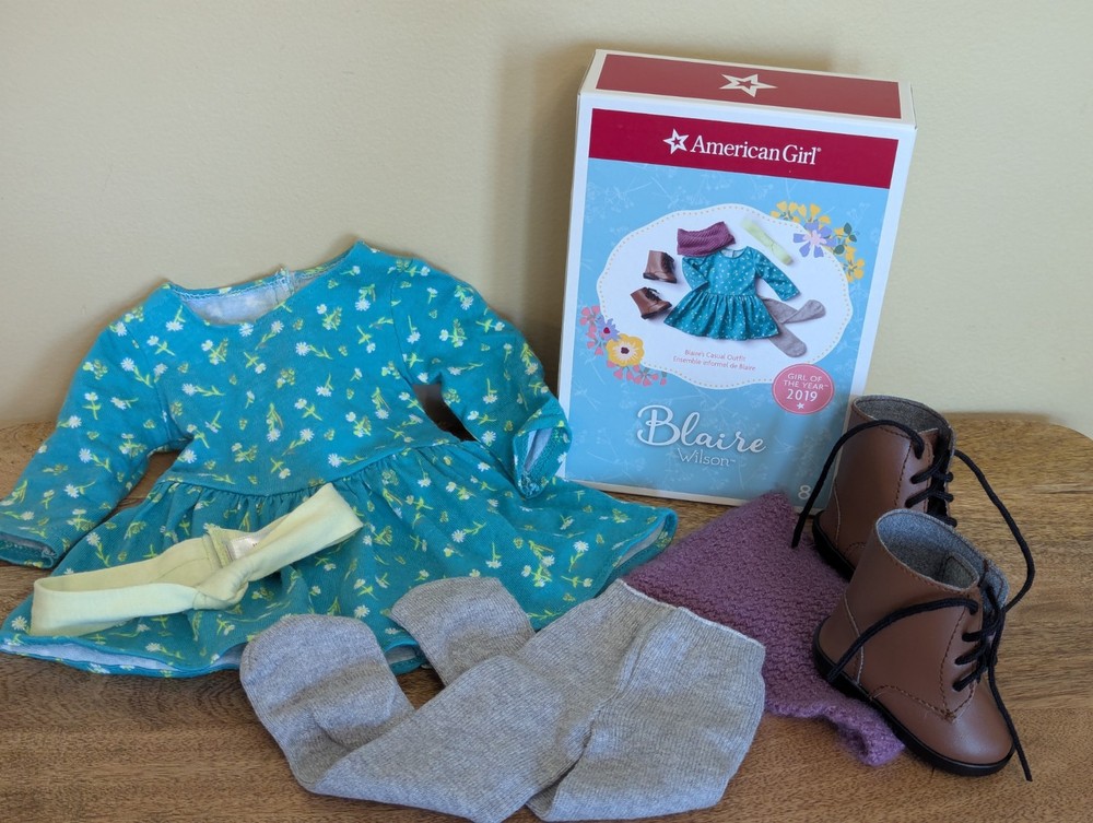 American Girl Doll Blaire's Casual Outfit Dress Boots GOTY 2019 Complete with Box