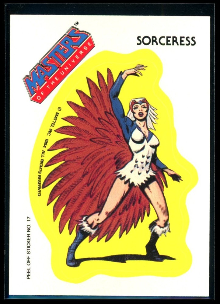 1984 SORCERESS Masters of the Universe Sticker #17 NM C4 Vintage MOTU