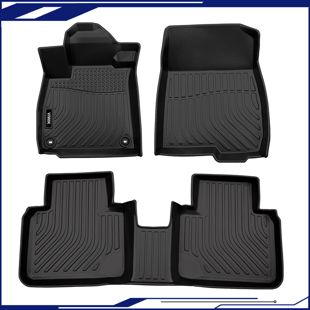 2018-2021 Honda Accord 3D Molded TPE Waterproof All-Weather Floor Mats  