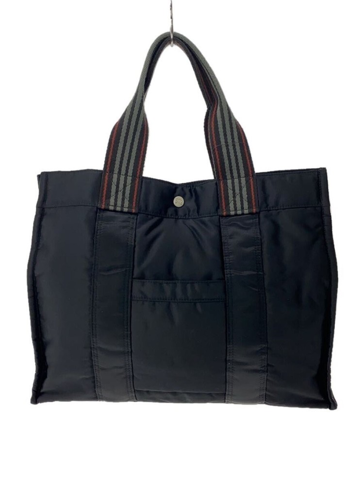 BURBERRY BLUE LABEL ◆Tote bag/Nylon/BLK//