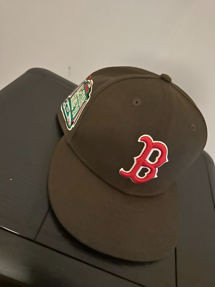 New Era MLB Boston Red Sox Team Logo Red All Star Game Patch Snapback HAT yellow